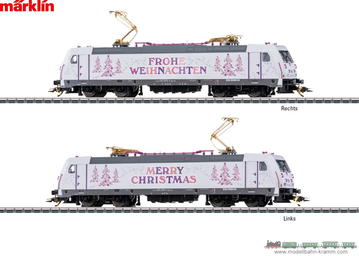 Märklin 36025, EAN 4001883360256: H0 Sound Weihnachtslok BR 185.2