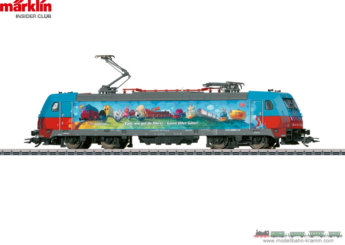 Märklin 36648, EAN 4001883366487: H0 Sound Elektrolokomotive Baureihe 185.2 Günni DB