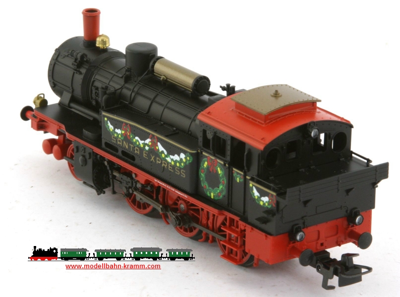 Märklin 36740.001, EAN 4031111190102: Weihnachtslok w13 SANTA EXPRESS ex BR74