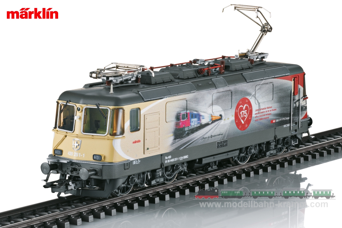 Märklin 37875, EAN 4001883378756: H0 AC Sound Electric Locomotive Re 420, 175Years of Swiss Railways