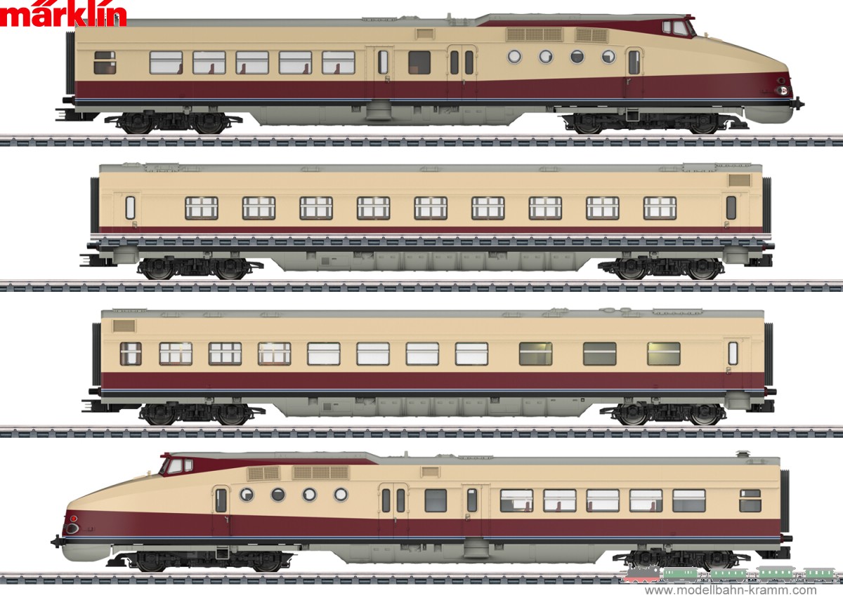 Märklin 38175, EAN 4001883381756: H0 Sound Diesel-Schnelltriebwagenzug VT 18.16