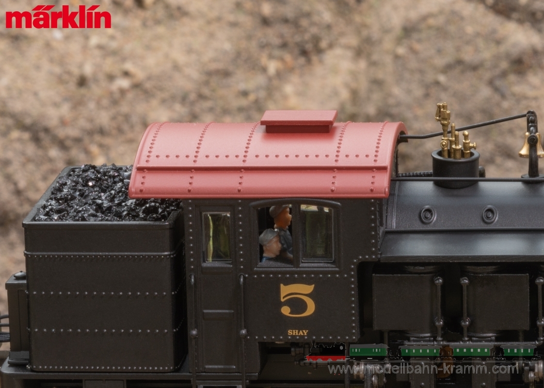 Märklin 38700, EAN 4001883387000: H0 Sound US-Getriebe-Dampflok Bauart Shay