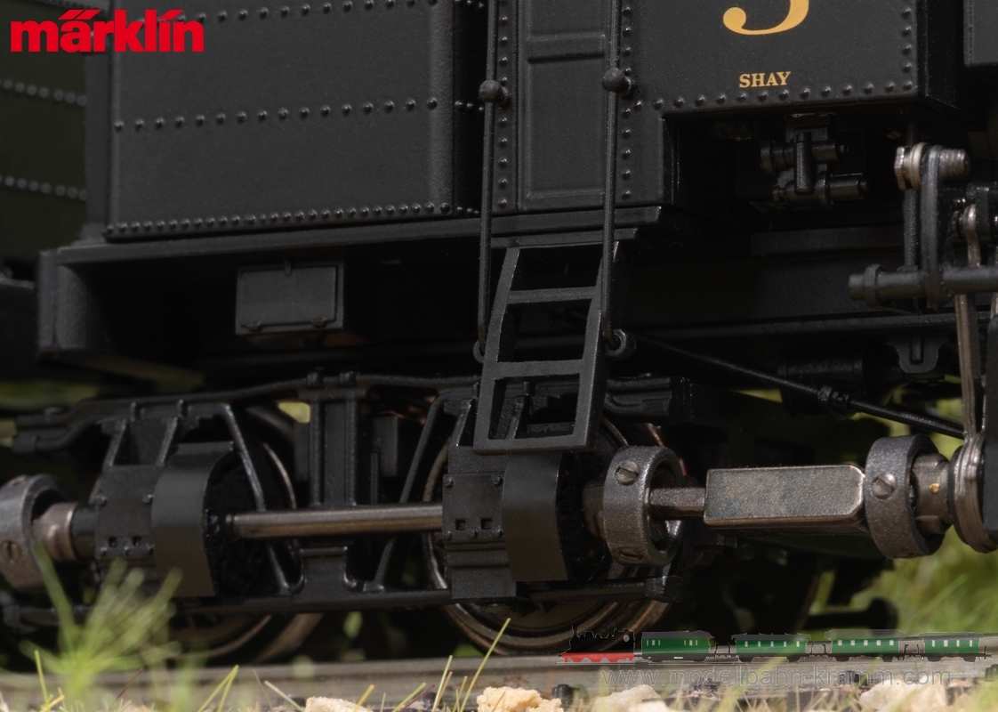 Märklin 38700, EAN 4001883387000: H0 Sound US-Getriebe-Dampflok Bauart Shay