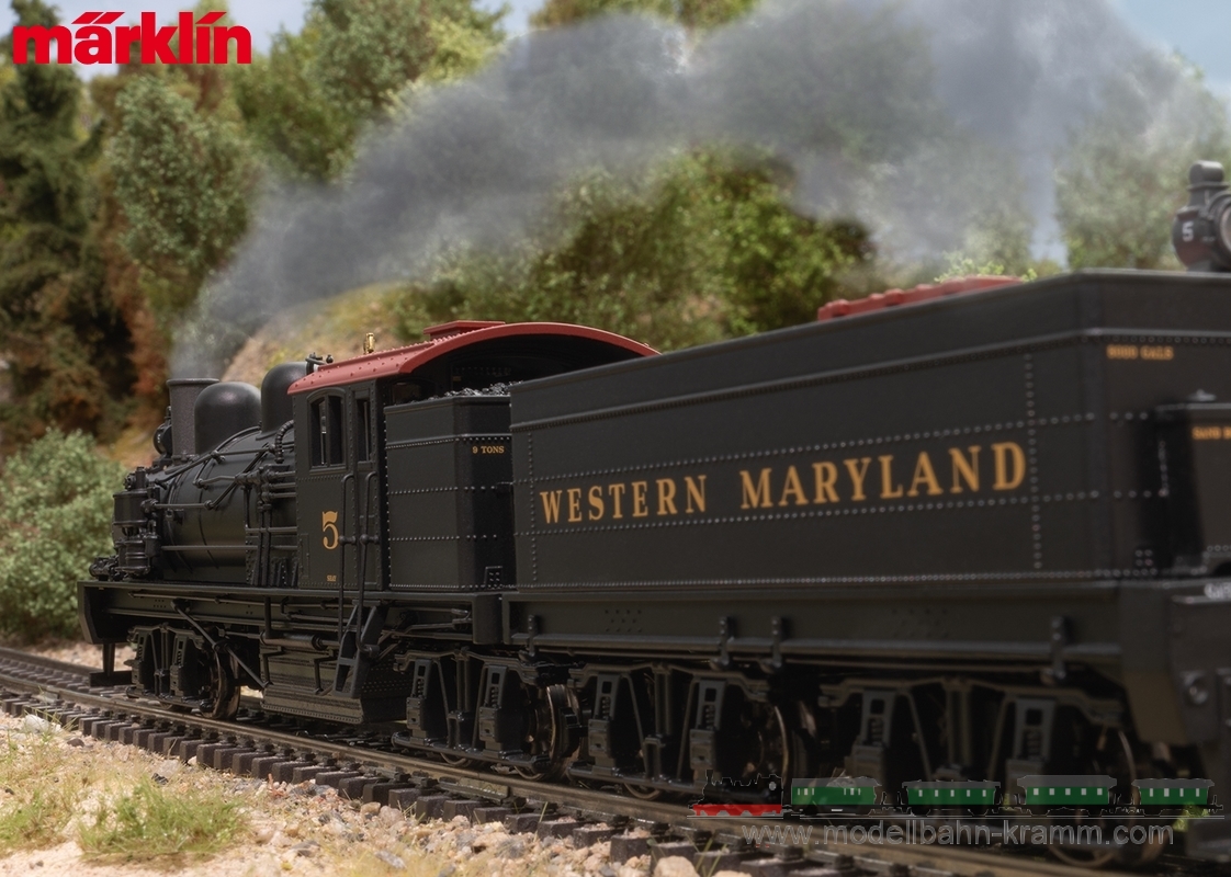 Märklin 38700, EAN 4001883387000: H0 Sound US-Getriebe-Dampflok Bauart Shay