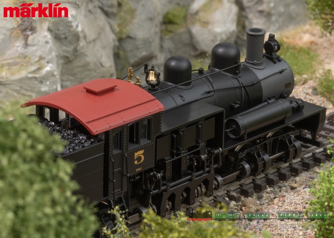 Märklin 38700, EAN 4001883387000: H0 Sound US-Getriebe-Dampflok Bauart Shay