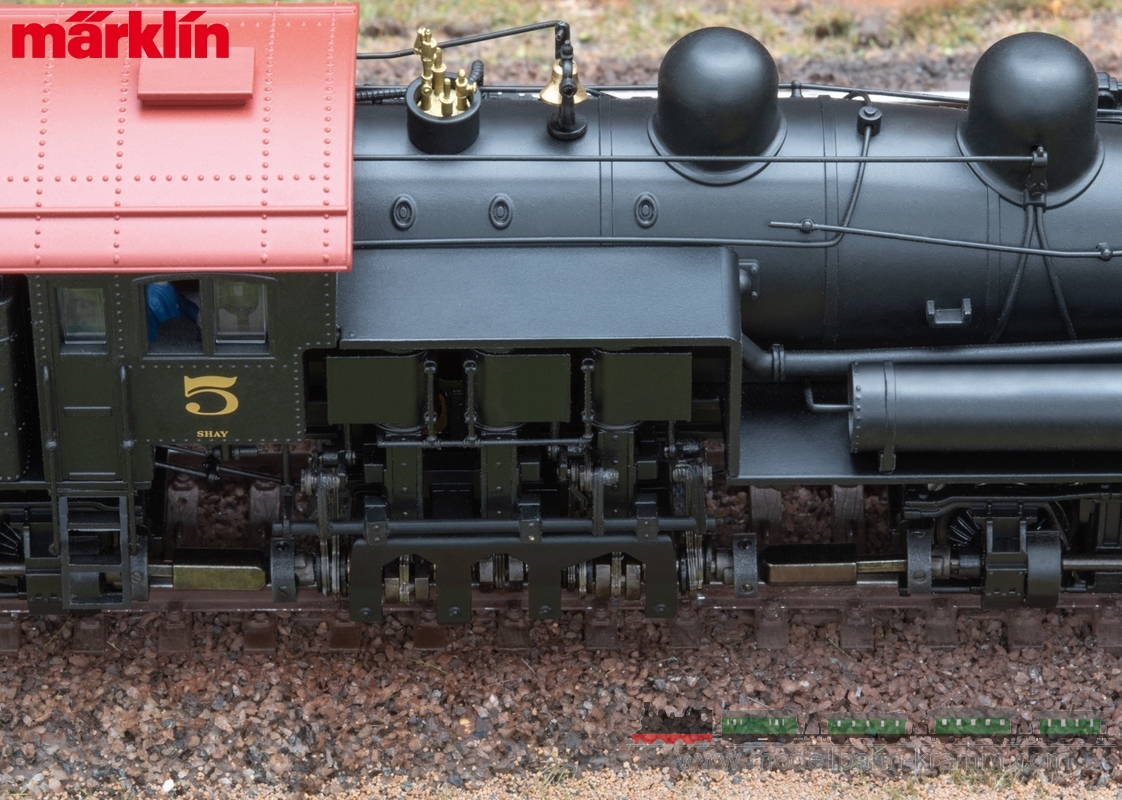 Märklin 38700, EAN 4001883387000: H0 Sound US-Getriebe-Dampflok Bauart Shay
