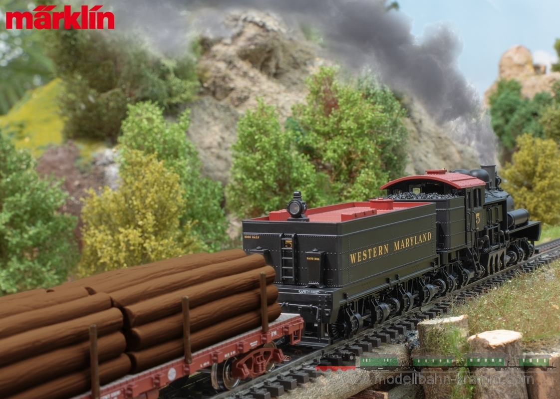 Märklin 38700, EAN 4001883387000: H0 Sound US-Getriebe-Dampflok Bauart Shay