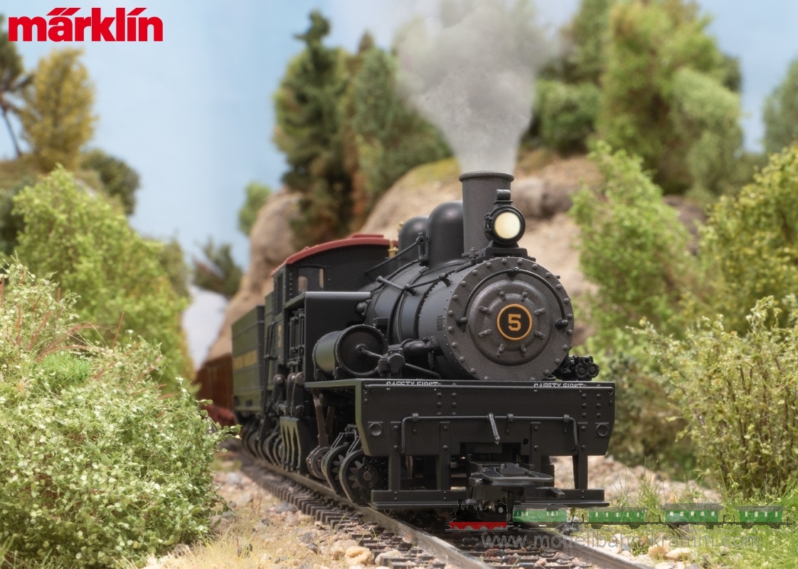 Märklin 38700, EAN 4001883387000: H0 Sound US-Getriebe-Dampflok Bauart Shay