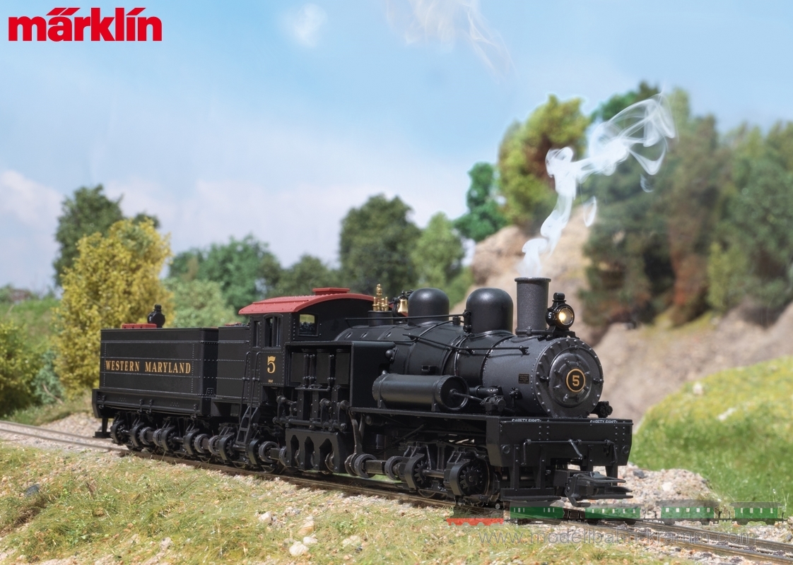 Märklin 38700, EAN 4001883387000: H0 Sound US-Getriebe-Dampflok Bauart Shay