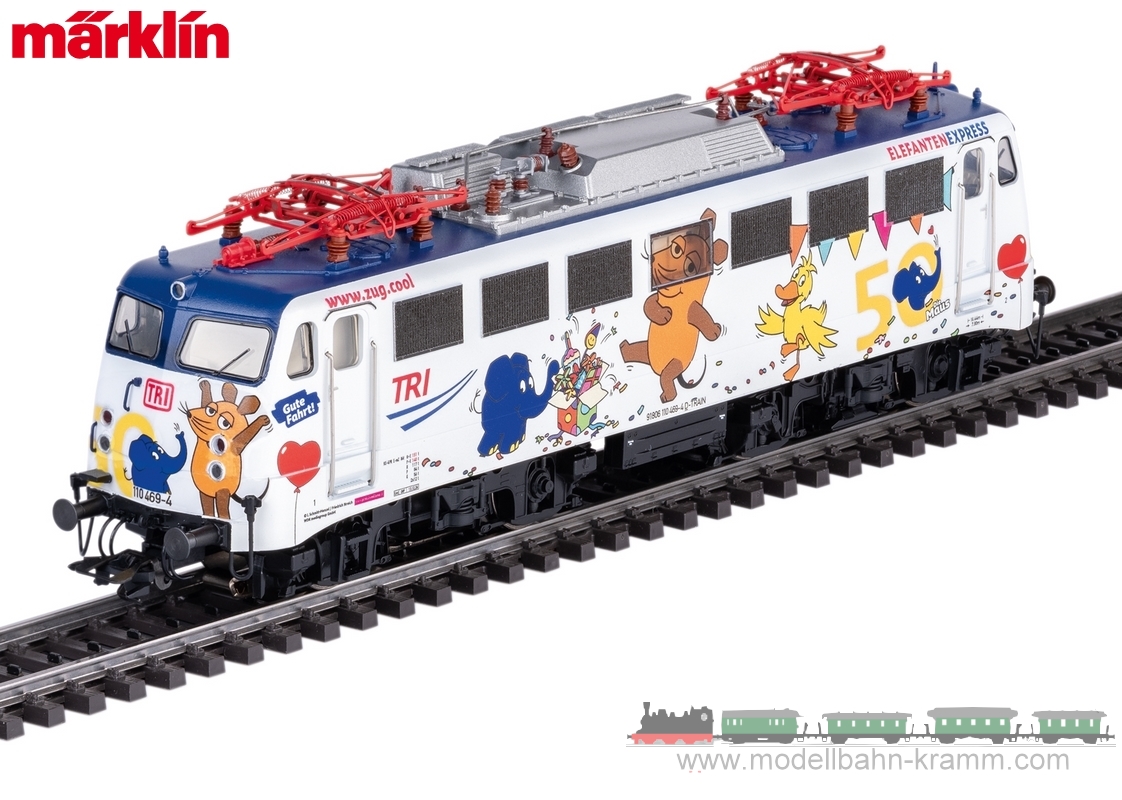 Märklin 39111, EAN 4001883391113: H0 Sound Elektrolokomotive Baureihe 110.3 Elefantenexpress