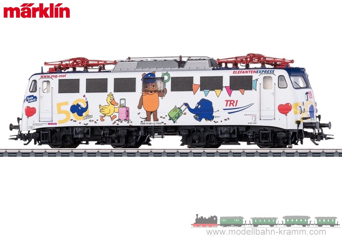Märklin 39111, EAN 4001883391113: H0 Sound Elektrolokomotive Baureihe 110.3 Elefantenexpress