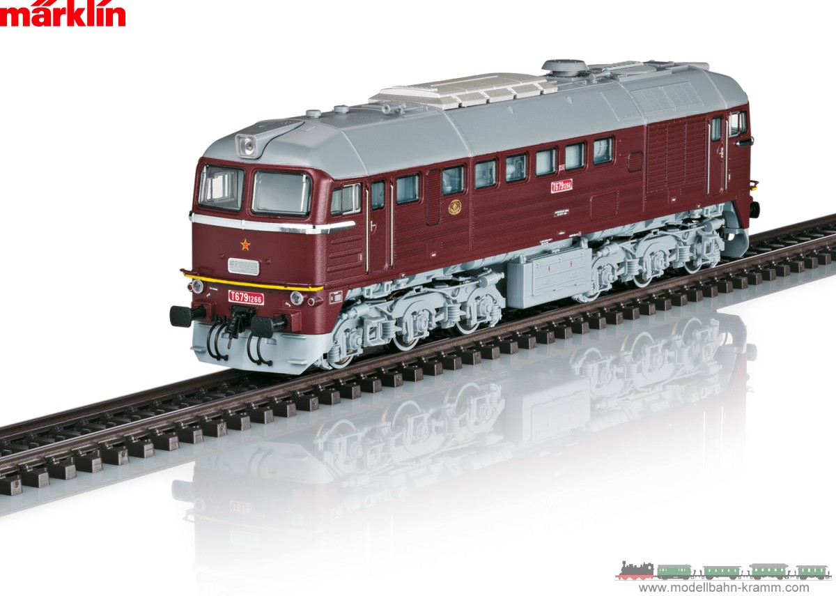 Märklin 39202, EAN 4001883392028: H0 Sound Diesellokomotive T 679.1266 CSD IV