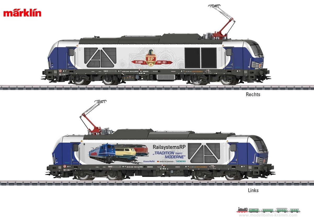 Märklin 39291, EAN 4001883392912: H0 Sound Zweikraftlokomotive Baureihe 248 Railsystems RP GmbH