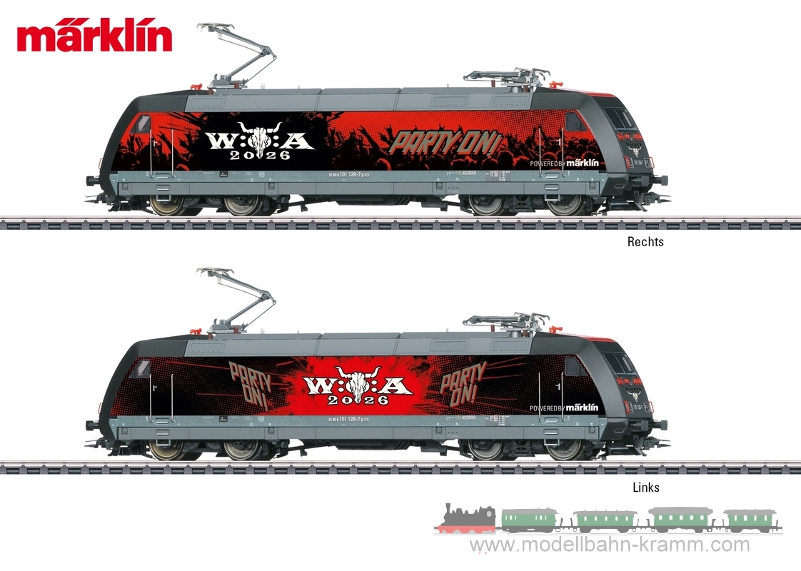 Märklin 39476, EAN 4001883394763: H0 Sound E-Lok BR 101 WOA 2026