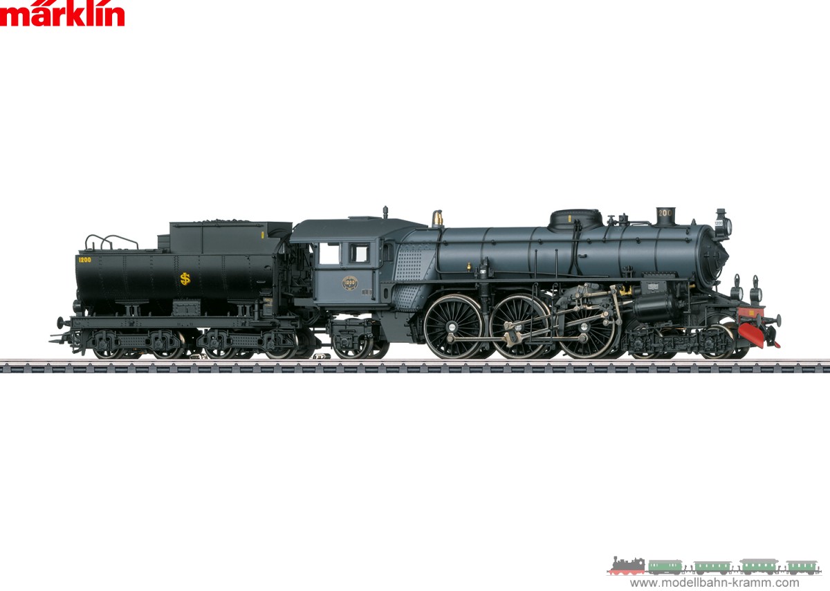 Märklin 39490, EAN 4001883394909: H0 Sound Dampflokomotive F 1200 SJ VI