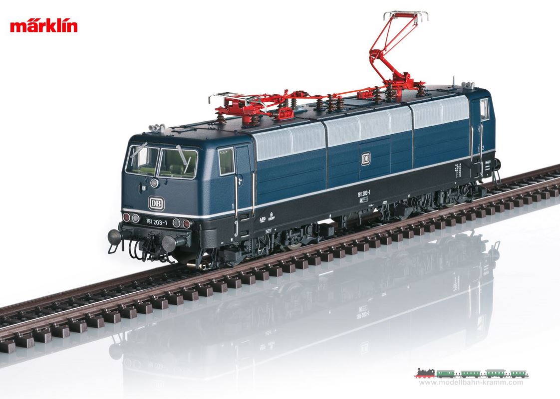 Märklin 39583, EAN 4001883395838: H0 Sound E-Lok BR 181.2 blau, DB