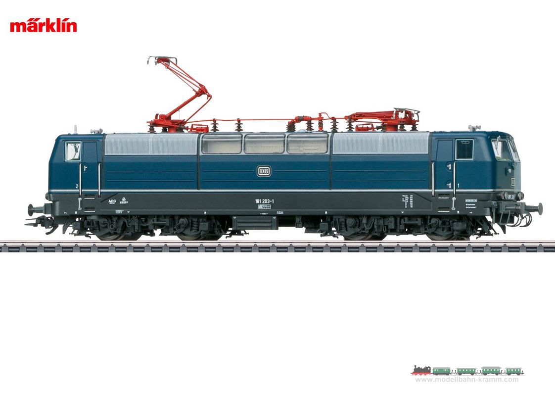 Märklin 39583, EAN 4001883395838: H0 Sound E-Lok BR 181.2 blau, DB