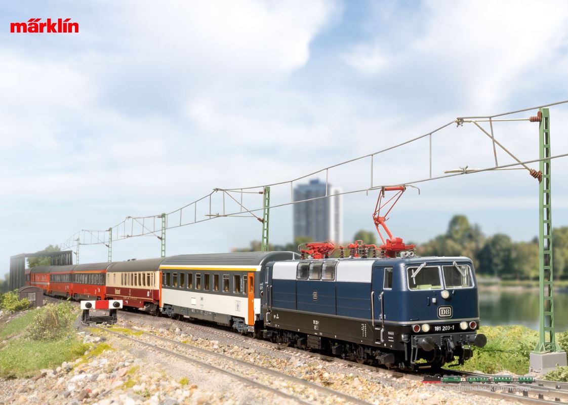 Märklin 39583, EAN 4001883395838: H0 Sound E-Lok BR 181.2 blau, DB