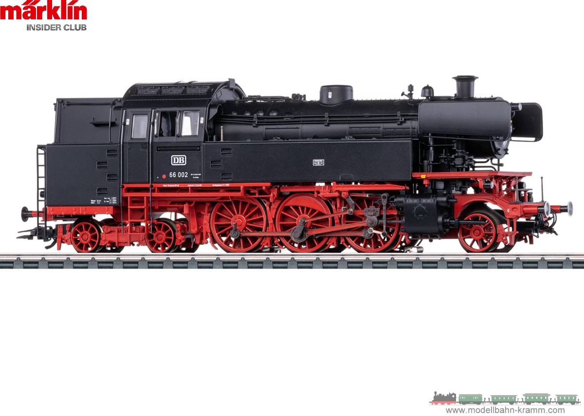 Märklin 39665, EAN 4001883396651: H0 Sound Dampflokomotive 66 002 DB