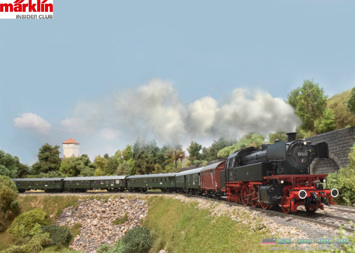Märklin 39665, EAN 4001883396651: H0 Sound Dampflokomotive 66 002 DB