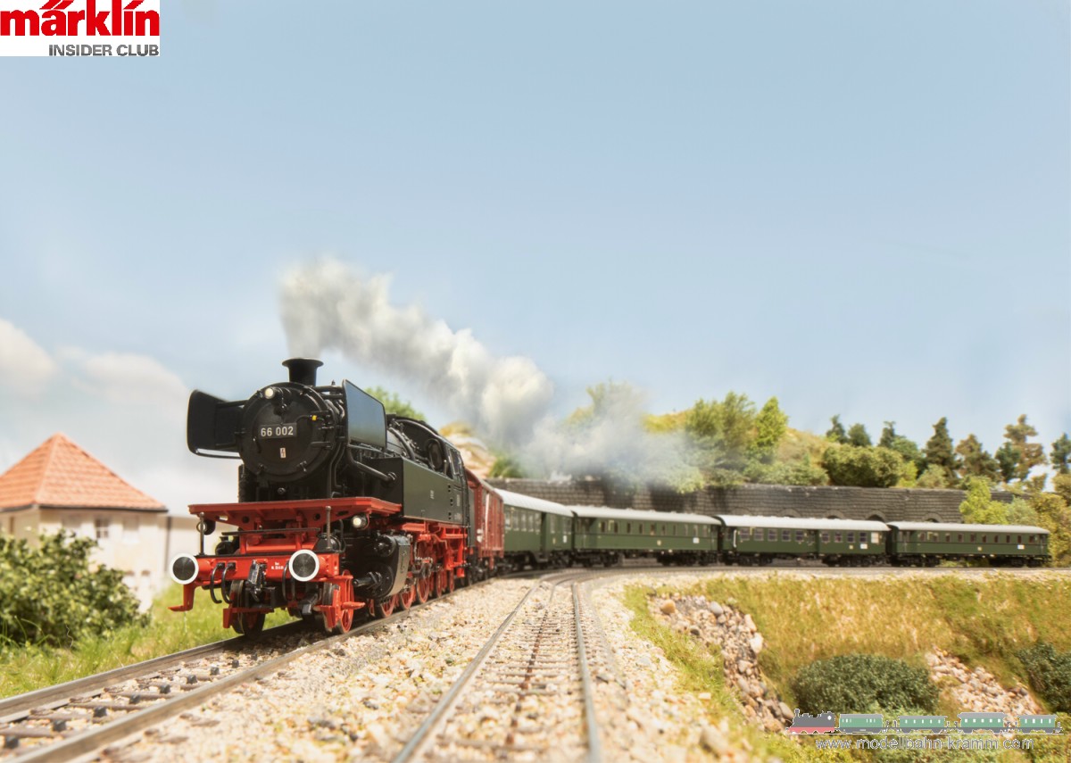 Märklin 39665, EAN 4001883396651: H0 Sound Dampflokomotive 66 002 DB
