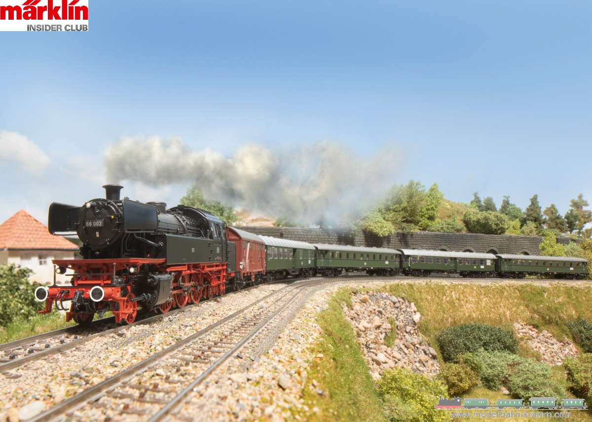 Märklin 39665, EAN 4001883396651: H0 Sound Dampflokomotive 66 002 DB