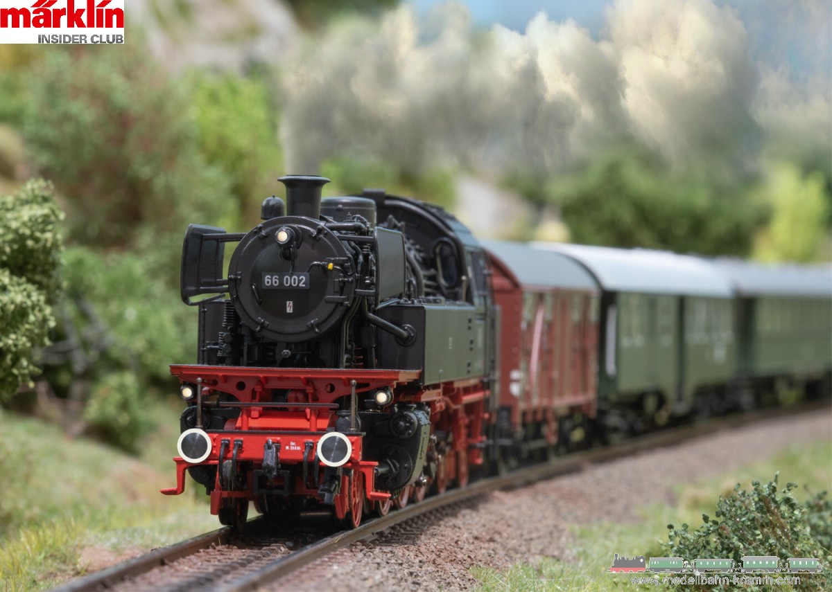 Märklin 39665, EAN 4001883396651: H0 Sound Dampflokomotive 66 002 DB