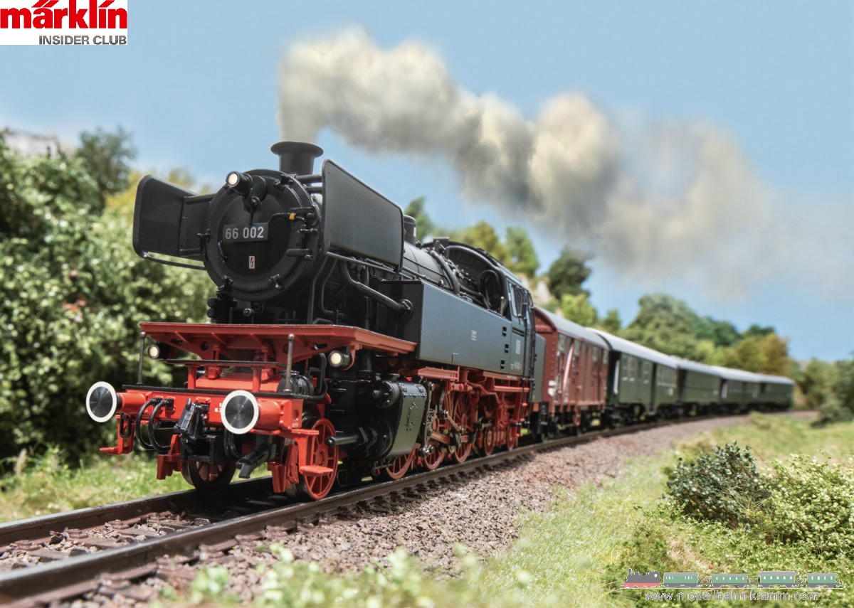 Märklin 39665, EAN 4001883396651: H0 Sound Dampflokomotive 66 002 DB