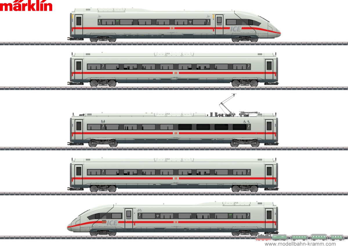 Märklin 39718, EAN 4001883397184: H0 Sound Triebwagenzug ICE 4 Baureihe 412/812 DB AG