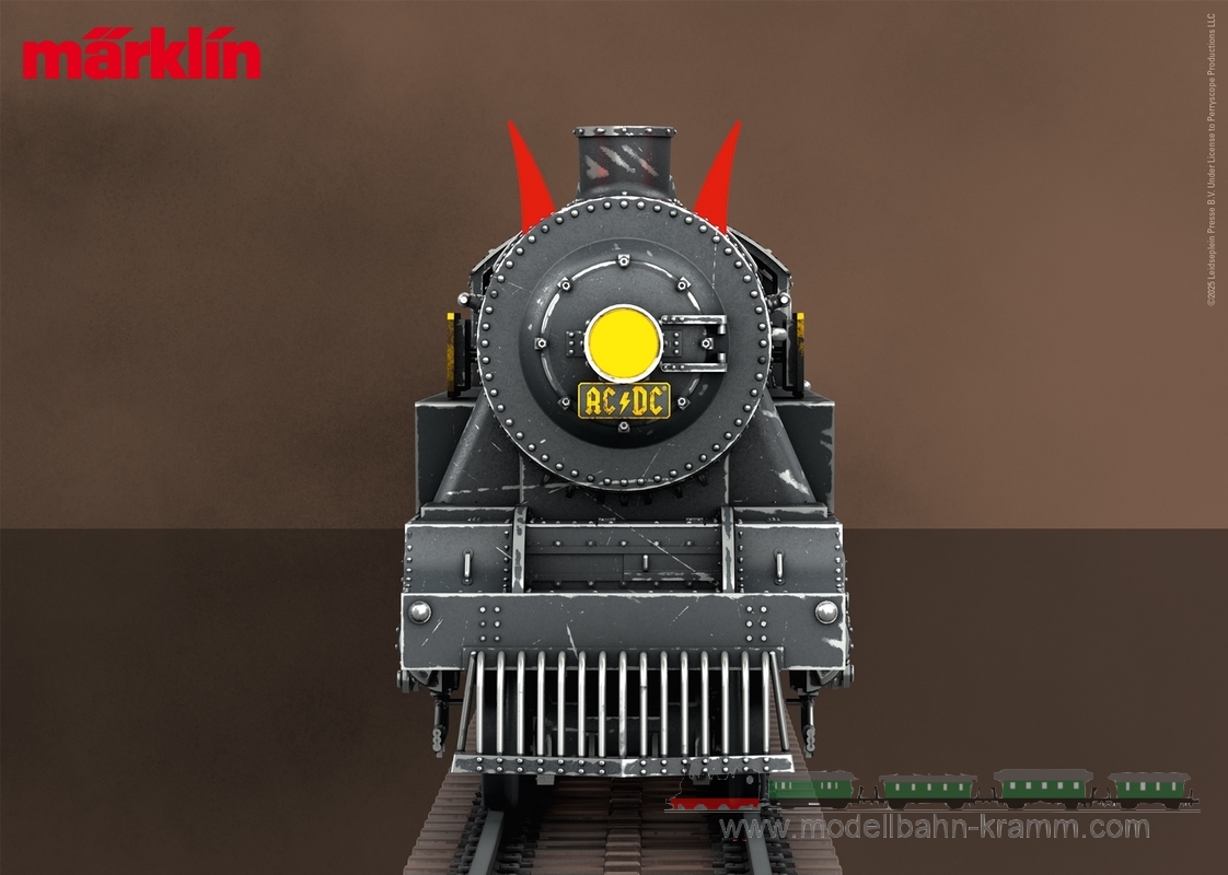 Märklin 39966, EAN 4001883399669: H0 Sound Dampflok Black Ice AC/DC