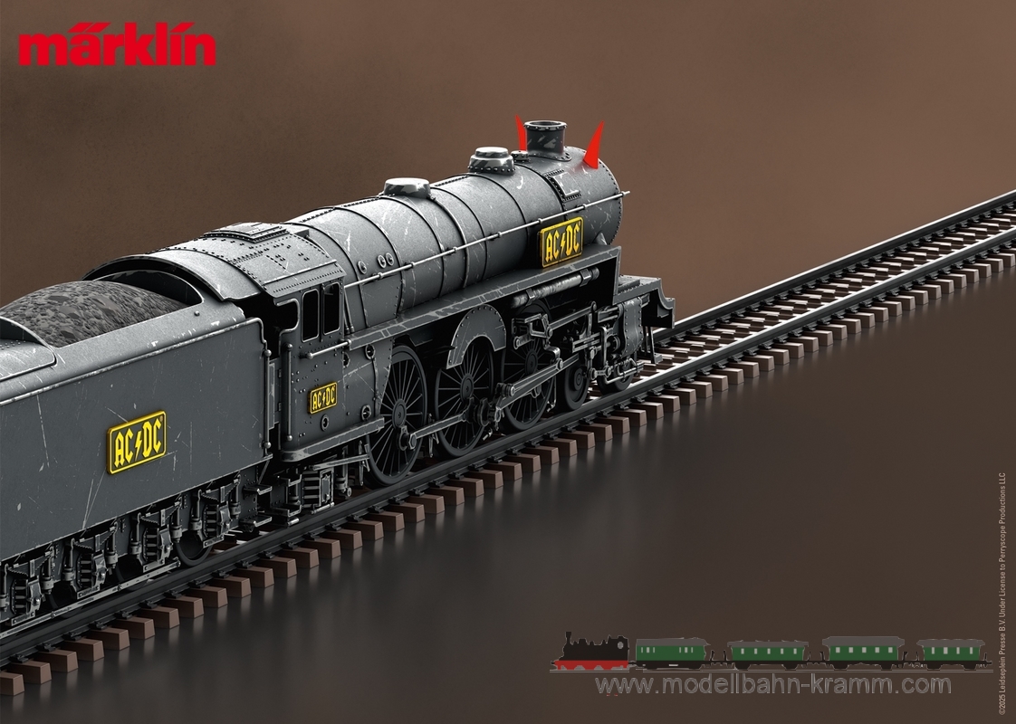 Märklin 39966, EAN 4001883399669: H0 Sound Dampflok Black Ice AC/DC