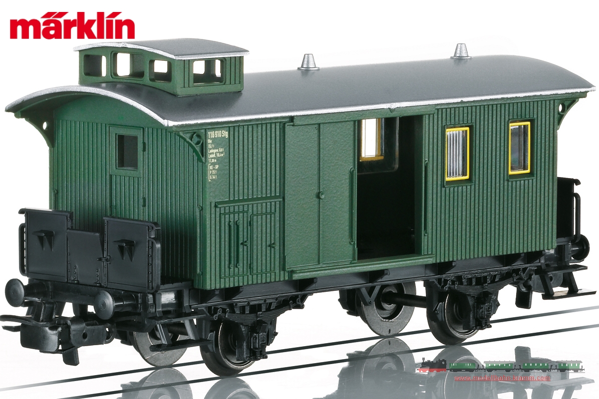 Märklin 4038, EAN 4001883040387: H0 Gepäckwagen grün