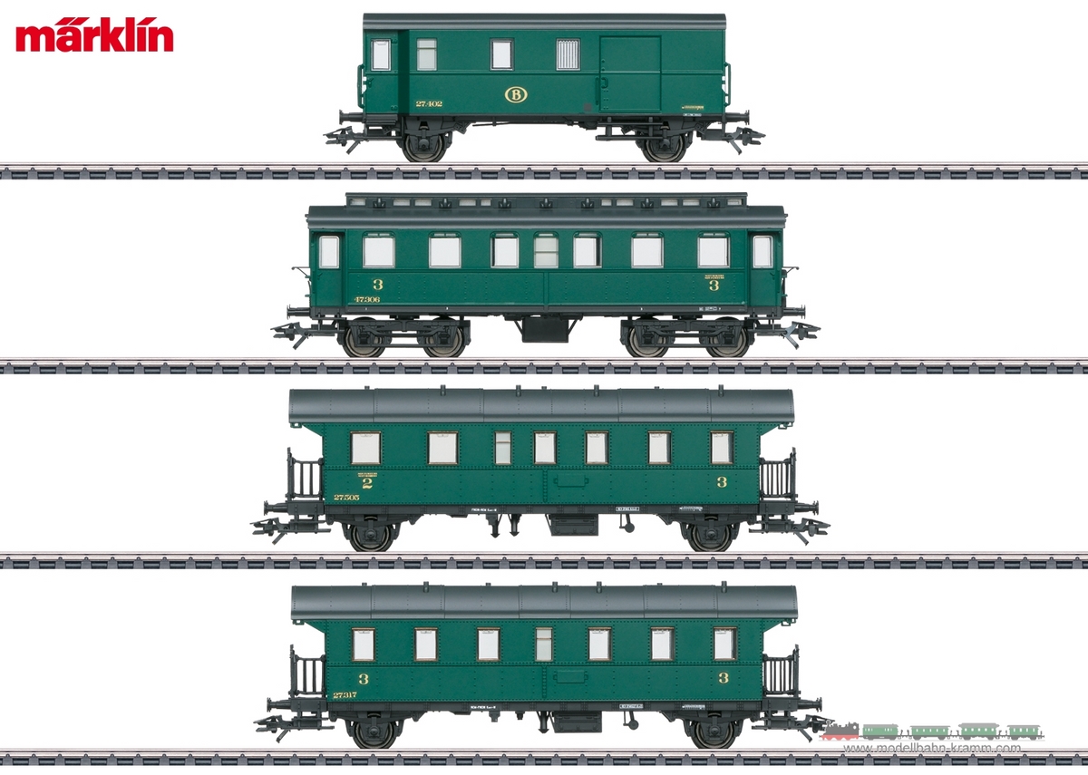 Märklin 43054, EAN 4001883430546: Passenger Car Set to Go with the Class 81