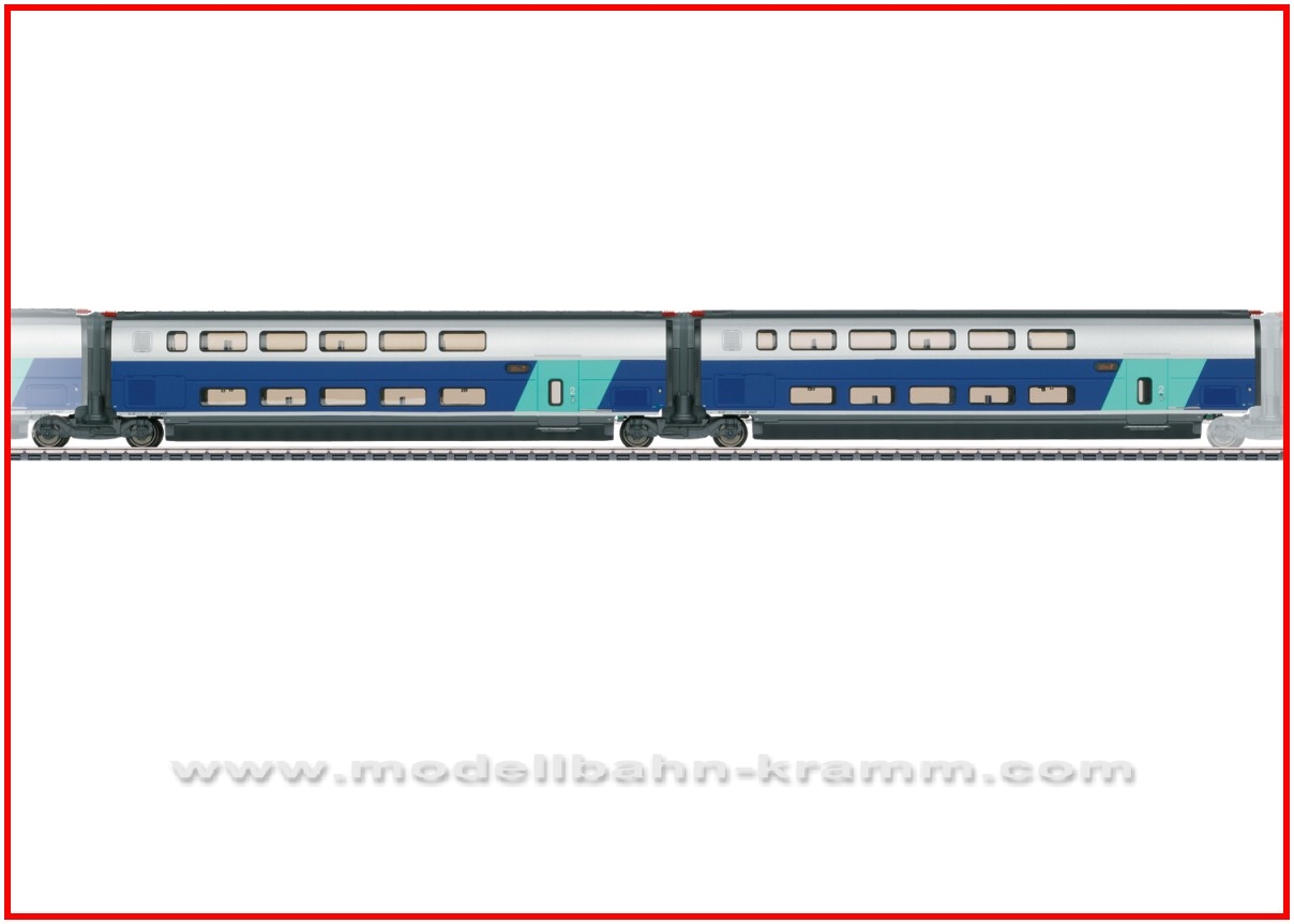 Märklin 43433, EAN 4001883434339: H0 Ergänzungswagen-Set 2 zum TGV Euroduplex