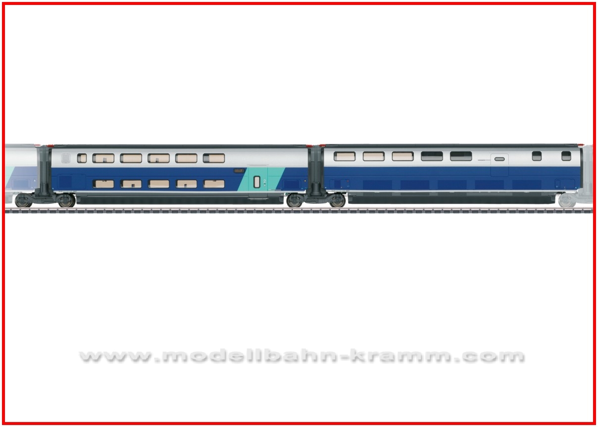 Märklin 43443, EAN 4001883434438: Add-On Car Set 3 for the TGV Euroduplex