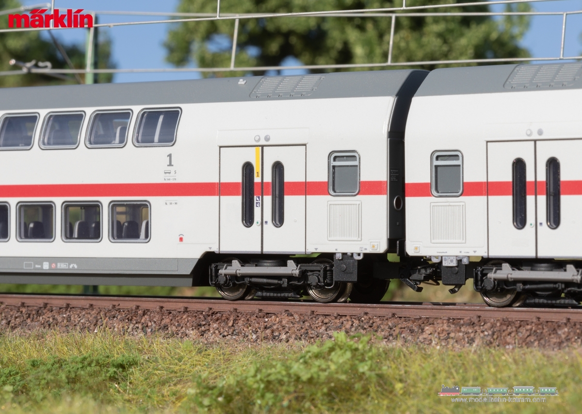 Märklin 43486, EAN 4001883434865: H0 IC2 Doppelstock-Mittelwagen DApza 687.2, 1. Klasse DB AG