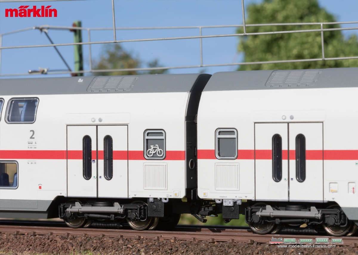Märklin 43487, EAN 4001883434872: H0 IC2 Doppelstock-Mittelwagen DBpza 682.2, 2. Klasse DB AG
