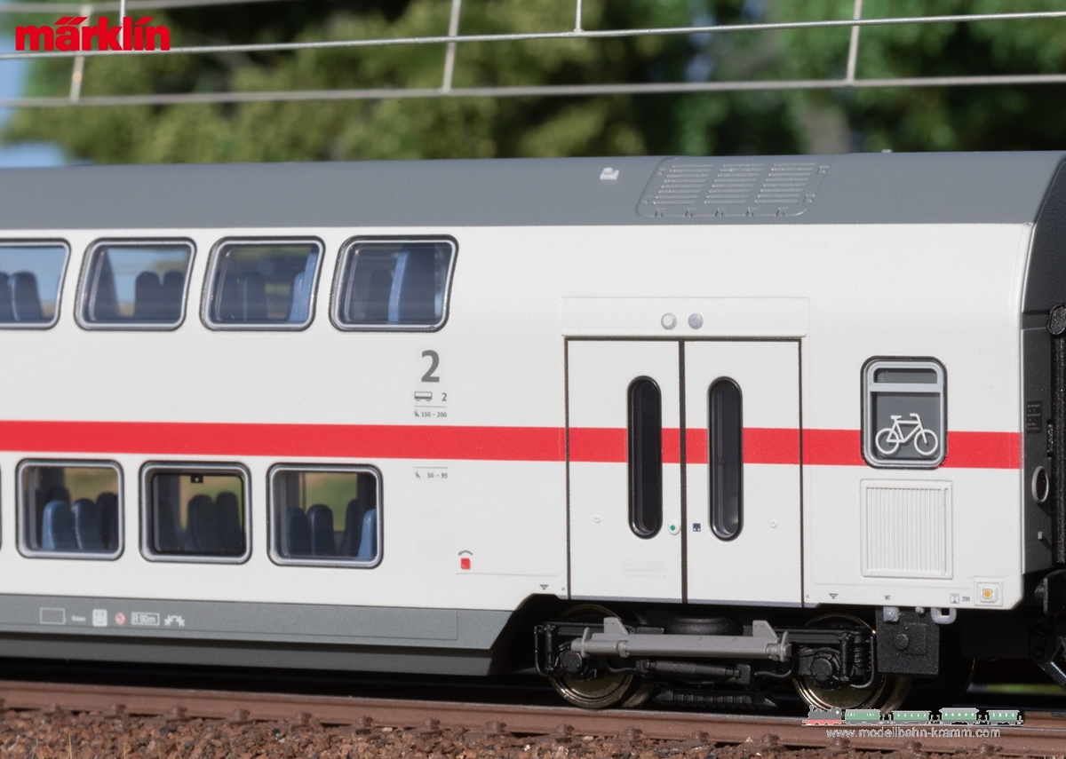 Märklin 43490, EAN 4001883434902: H0 IC2 Doppelstock-Mittelwagen DBpza 682.2, 2. Klasse DB AG