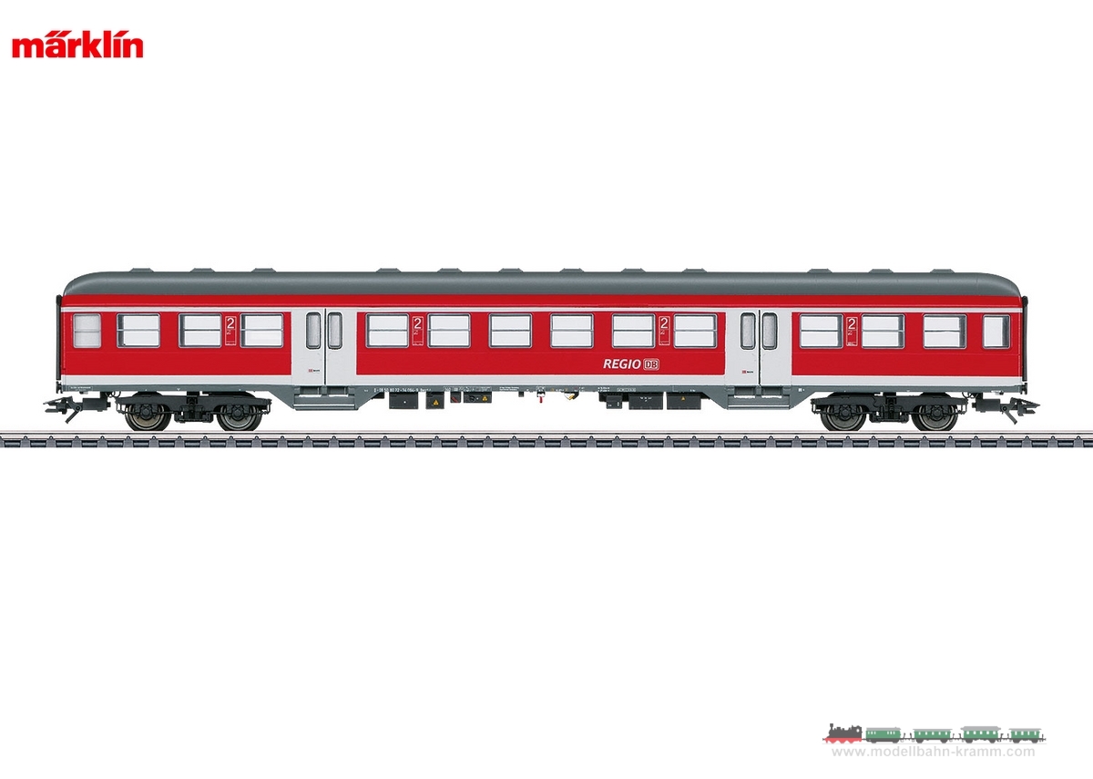 Märklin 43806, EAN 4001883438061: H0 Nahverkehrswagen 2. Klasse DB