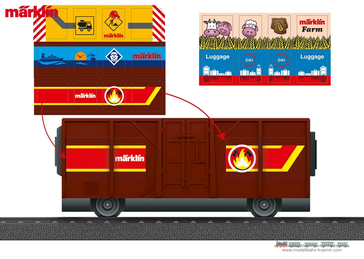 Märklin 44143, EAN 4001883441436: H0 Märklin my world - Offener Güterwagen