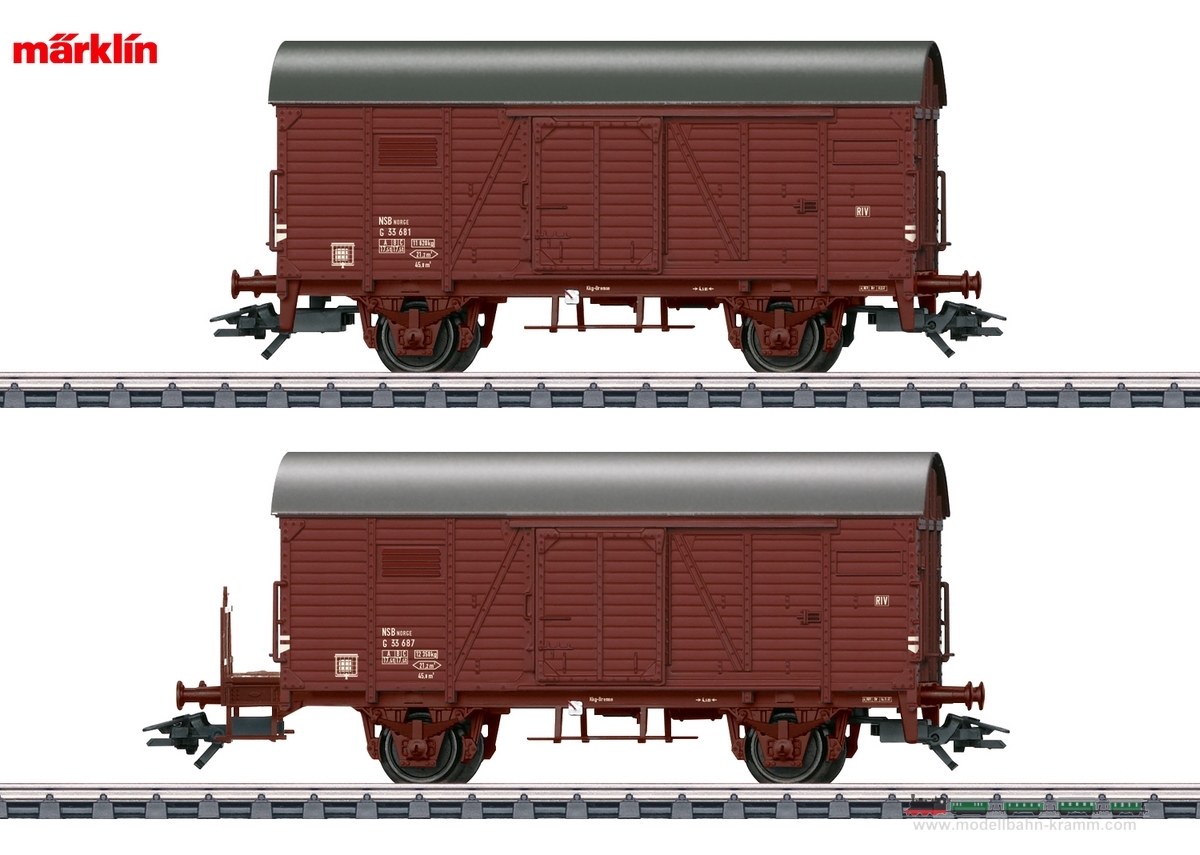 Märklin 46067, EAN 4001883460673: H0 Güterwagen-Set NSB