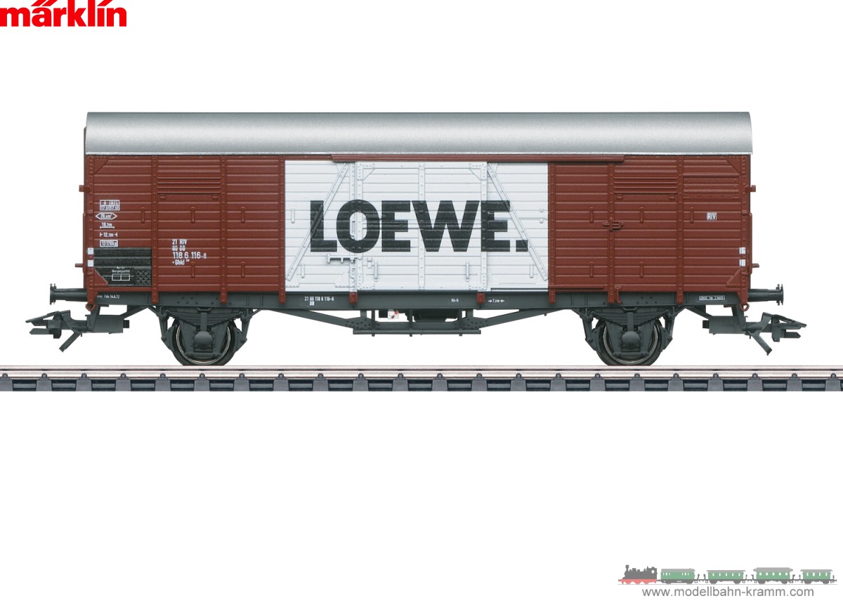 Märklin 46155, EAN 4001883461557: H0 Gedeckter Güterwagen Gbkl Loewe DB