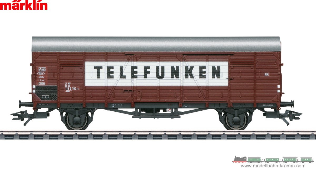 Märklin 46169, EAN 4001883461694: H0 Gedeckter Güterwagen Gbkl Telefunken DB