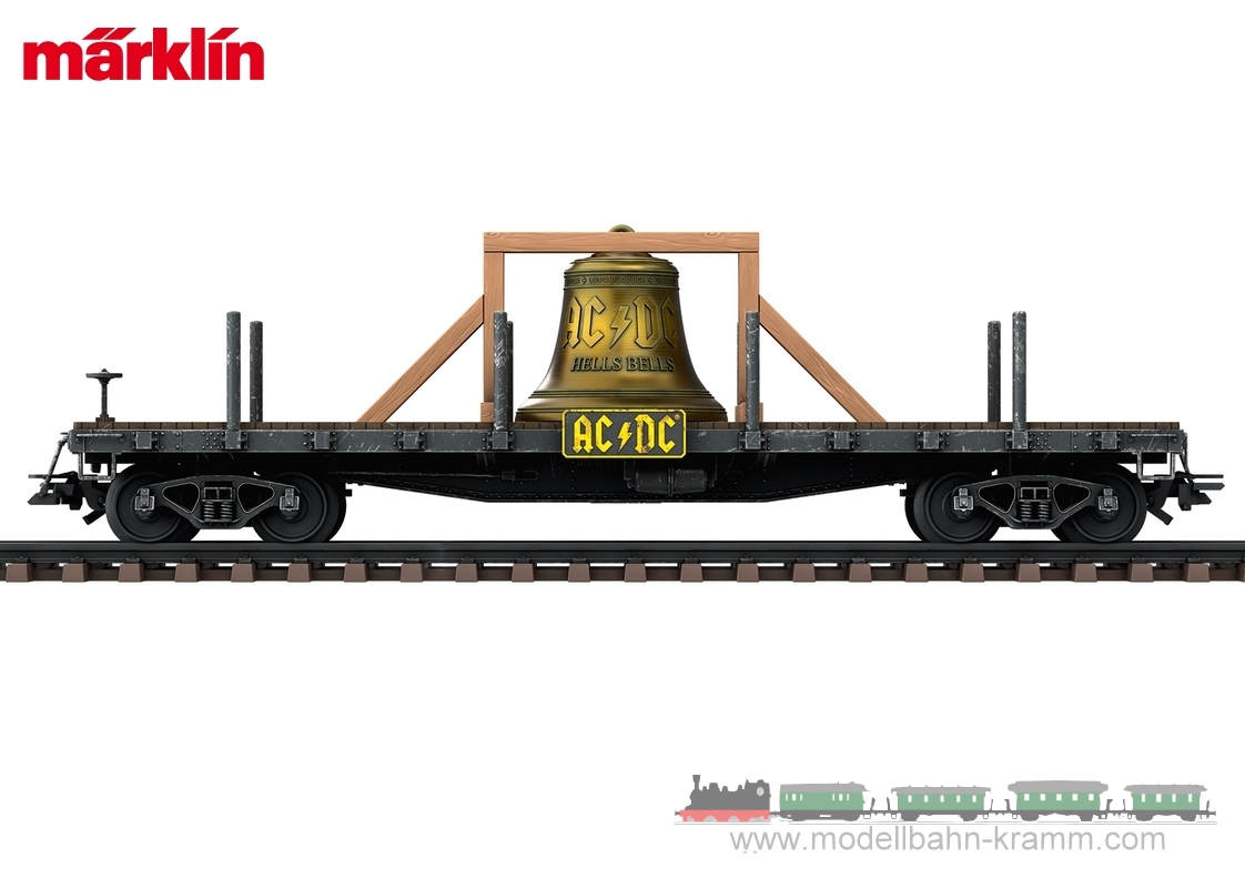 Märklin 46270, EAN 4001883462707: H0 Flachwagen Hells Bells AC/DC