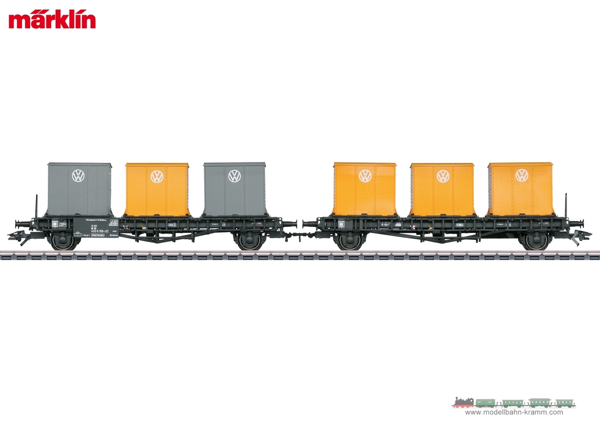 Märklin 46661, EAN 4001883466613: Type Laabs Container Transport Car