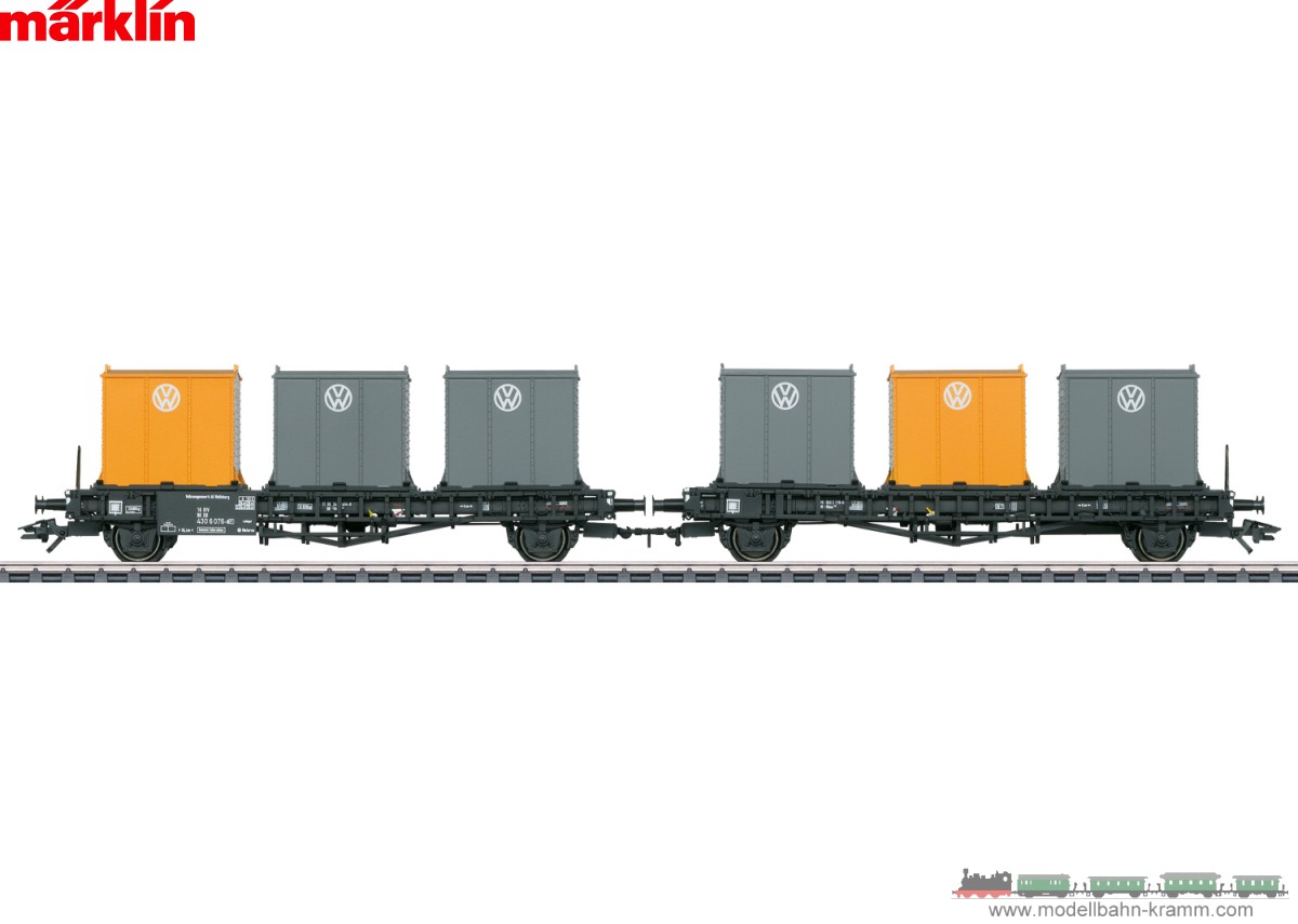 Märklin 46663, EAN 4001883466637: Type Laabs Container Transport Car