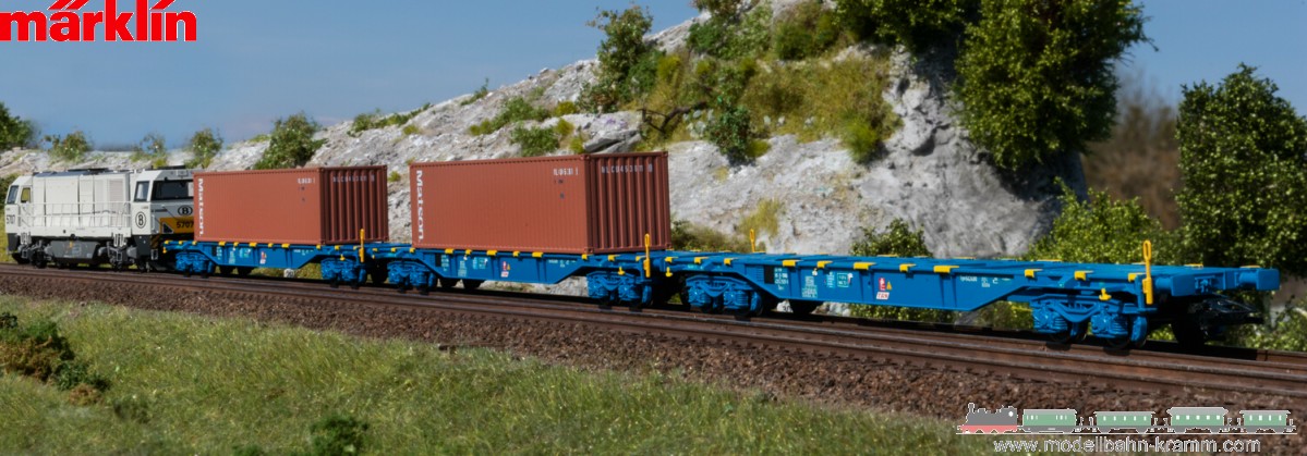 Märklin 47136, EAN 4001883471365: Type Sgnss Container Transport Car