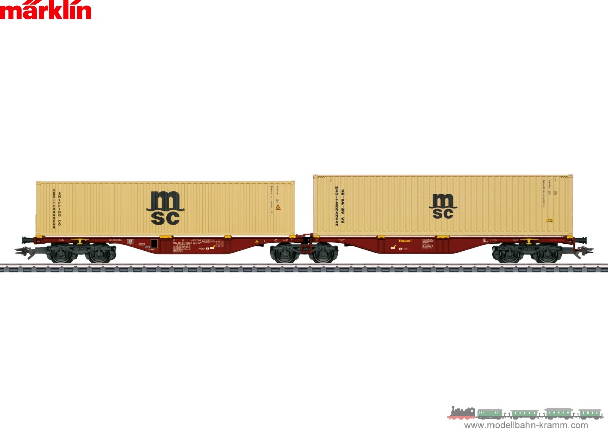 Modellbahn-Kramm: Märklin 47816 Type Sggrss 80 Double Container