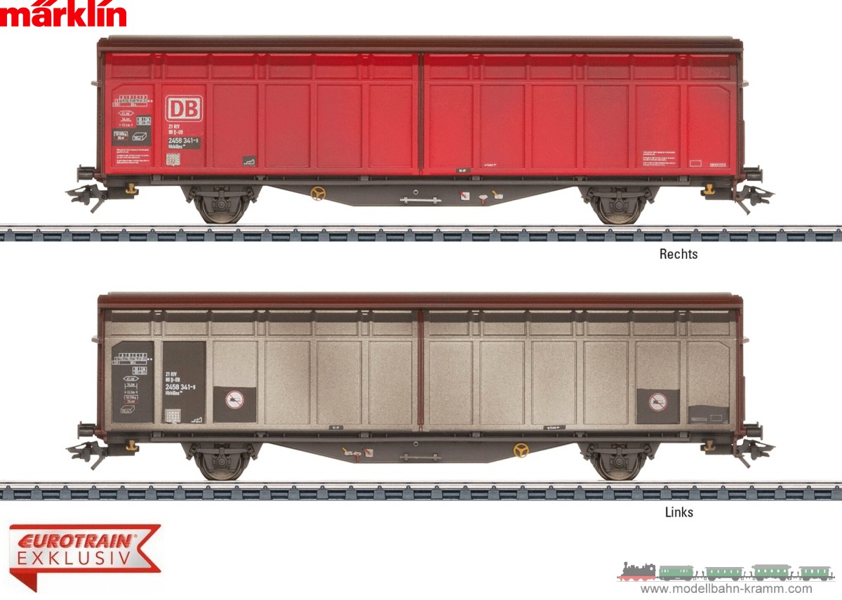 Märklin 48017, EAN 4001883480176: H0 Schiebewandwagen DB Cargo