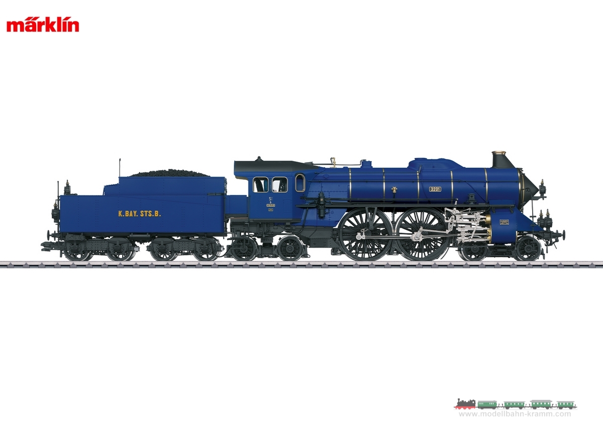 Märklin 55167, EAN 4001883551678: 1 Spur Sound Dampflokomotive Baureihe S 2/6 K.Bay.Sts.B.